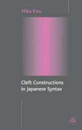 Cleft Constructions in Japanese Syntax
