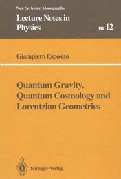 Quantum Gravity Quantum Cosmology and Lorentzian Geometries (Lecture Notes in Physics Monographs)
