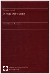 Direkte Demokratie. Ein Vergleich in Westeuropa