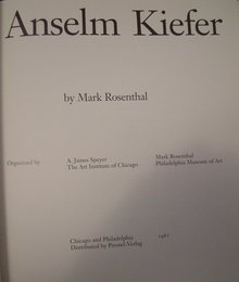 Anselm Kiefer (Art & Design S.)