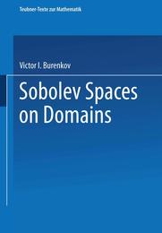 Sobolev Spaces on Domains (Teubner-Texte zur Mathematik) (German Edition) (Teubner-Texte zur Mathematik 137)