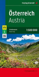 Austria Road Map 1:500 000
