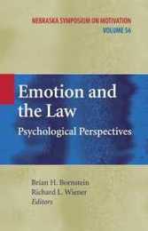 Emotion and the Law: Psychological Perspectives (Nebraska Symposium on Motivation)