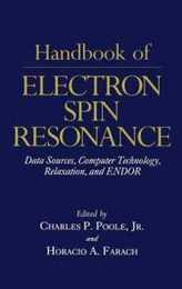 Handbook of Electron Spin Resonance: Vol. 1