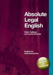 Absolute Legal English Text with Audio CD