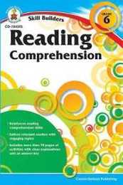 Carson Dellosa Skill Builders Reading Comprehension Workbook?Language Arts Grade 6 Reproducible Activity Book With Reading Passages and Activities (80 pgs)