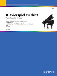 Partitions classique SCHOTT PIANO MUSIC FOR 6 HANDS BAND 3 - PIANO Piano