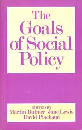 The Goals of Social Policy