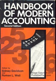 Handbook of Modern Accounting