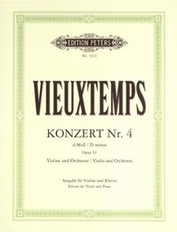 VIEUXTEMPS - Concierto nコ 4 en Re menor Op.31 para Violin y Piano