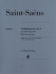 SAINT SAENS - Concierto no 3 Op.61 en Si menor para Violin y Piano (Urtext)