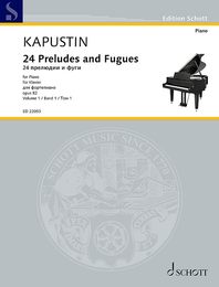24 Preludes and Fugues. Klavier: Band 1. op. 82
