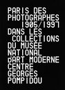 パリの写真家たち　1905-1997　ポンピドー・コレクション写真展　[図録]