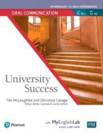 University Success (Oral Communication) Inter High-Inter Student Book with MyEnglishLab