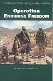 United States Army in Afghanistan: Operation Enduring Freedom October 2001-March 2002