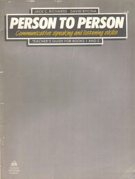 Person to Person: Bk.1 & 2: Tchrs'.: Communicative Speaking and Listening Skills