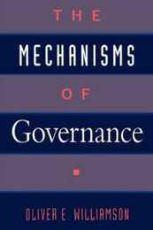 The Mechanisms of Governance