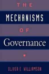 The Mechanisms of Governance