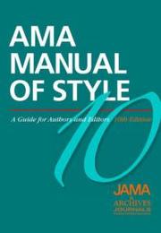 AMA Manual of Style: A Guide for Authors and Editors