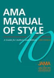 AMA Manual of Style: A Guide for Authors and Editors