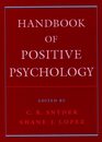 Handbook Of Positive Psychology