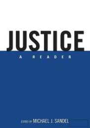 Justice: A Reader