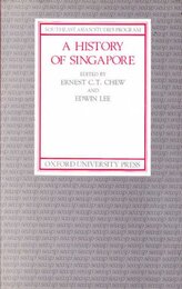 A History of Singapore (South-East Asian Studies Program)