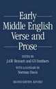Early Middle English Verse And Prose