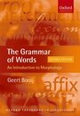 The Grammar of Words: An Introduction to Linguistic Morhology (Oxford Textbooks in Linguistics)