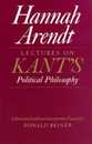 Lectures on Kant's Political Philosophy