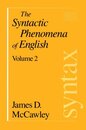 The Syntactic Phenomena of English