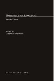 Universals of Language (The MIT Press)