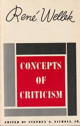 Concepts of Criticism: Essays