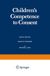 Children’s Competence to Consent (Critical Issues in Social Justice)