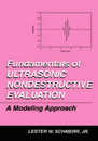 Fundamentals of Ultrasonic Nondestructive Evaluation: A Modeling Approach