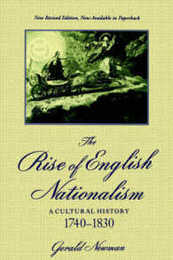 The Rise of English Nationalism: A Cultural History 1740-1830