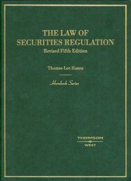 The Law of Securities Regulation