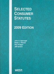 Selected Consumer Statutes 2009