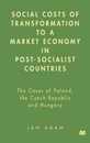 Social Costs of Transformation to a Market Economy in Post-Socialist Countries: The Case of Poland the Czech Republic and Hungary
