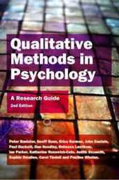 Qualitative methods in psychology: a research guide: A Research Guide