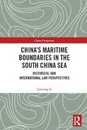 China's Maritime Boundaries in the South China Sea