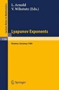 Lyapunov Exponents (Lecture Notes in Mathematics)