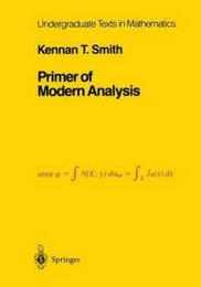 Primer of Modern Analysis: Directions for Knowing All Dark Things Rhind Papyrus 1800 B.C. (Undergraduate Texts in Mathematics)