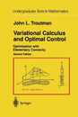 Variational Calculus and Optimal Control: Optimization with Elementary Convexity (Undergraduate Texts in Mathematics)