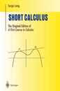 Short Calculus (Undergraduate Texts in Mathematics)