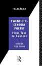Twentieth-Century Poetry: From Text to Context (Interface)