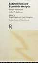 Subjectivism and Economic Analysis (Routledge Frontiers of Political Economy)