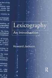 Lexicography An Introduction