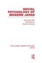 Social Psychology of Modern Japan (Routledge Library Editions: Japan)