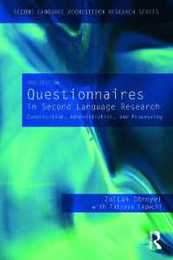 Questionnaires in Second Language Research (Second Language Acquisition Research Series)
